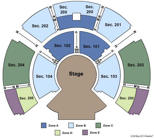 Under the Big Top - Mall of America Amaluna Zone Seating Chart